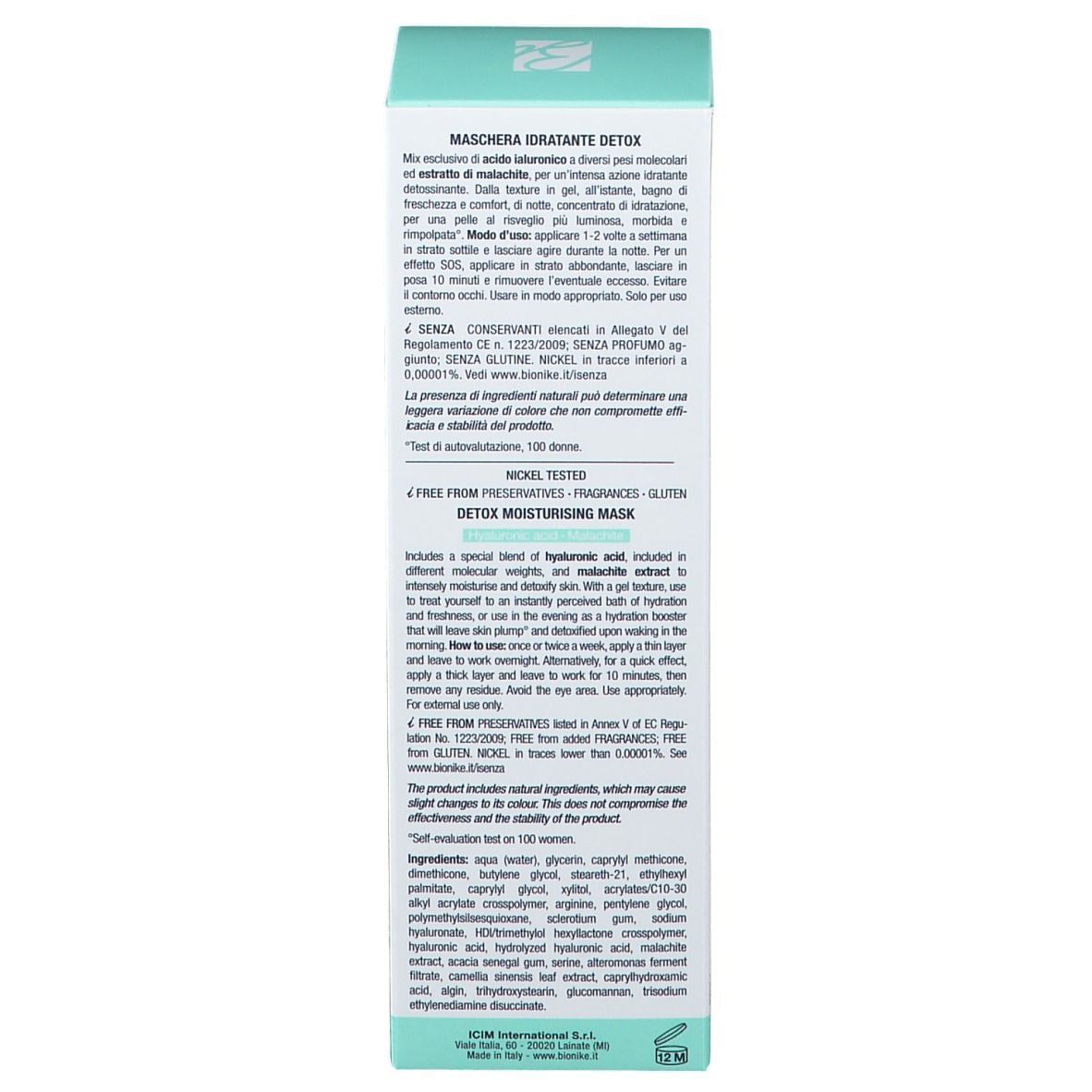 DEFENCE MASK INSTANT HYDRA MASCHERA IDRATANTE DETOX 75 ML