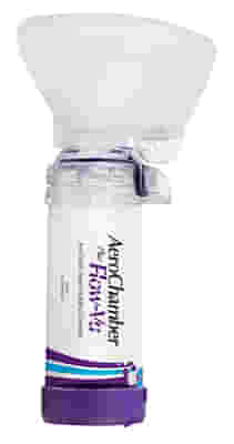 CAMERA DI TENUTA CON VALVOLA AEROCHAMBER PLUS FLOW VU ADULTI SMALL 5+ ANNI