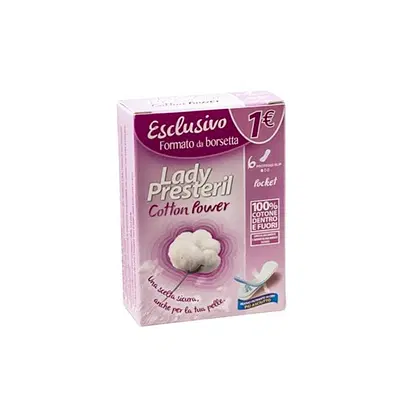 LADY PRESTERIL SALVASLIP 6 PEZZI LADY PRESTERIL SALVASLIP 6 PEZZI