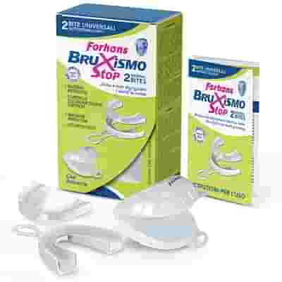 BITE UNIVERSALI AUTOMODELLANTI BRUXISMO STOP FORHANS 2 PEZZI