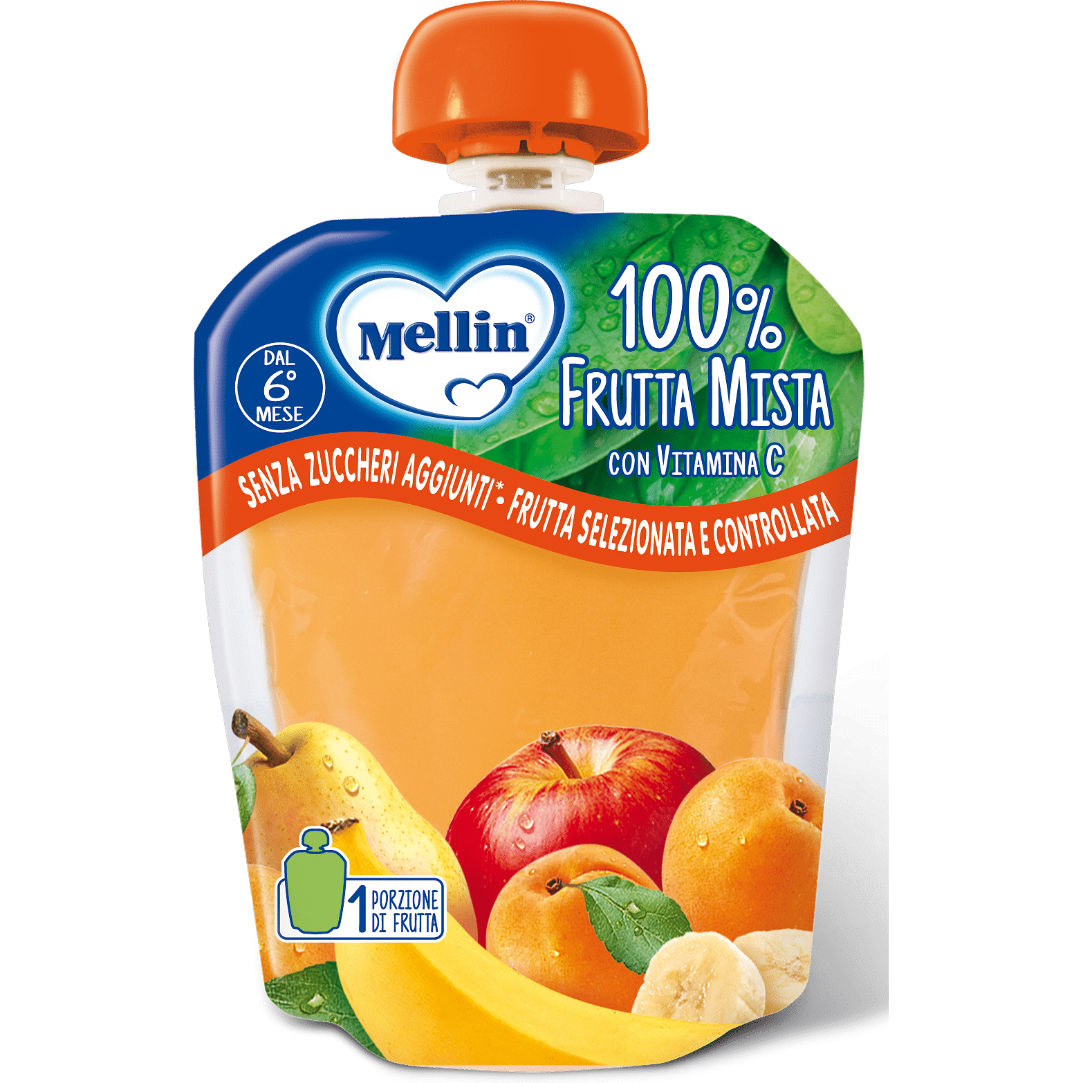 Mellin Pouch Frutta Mista 90 G