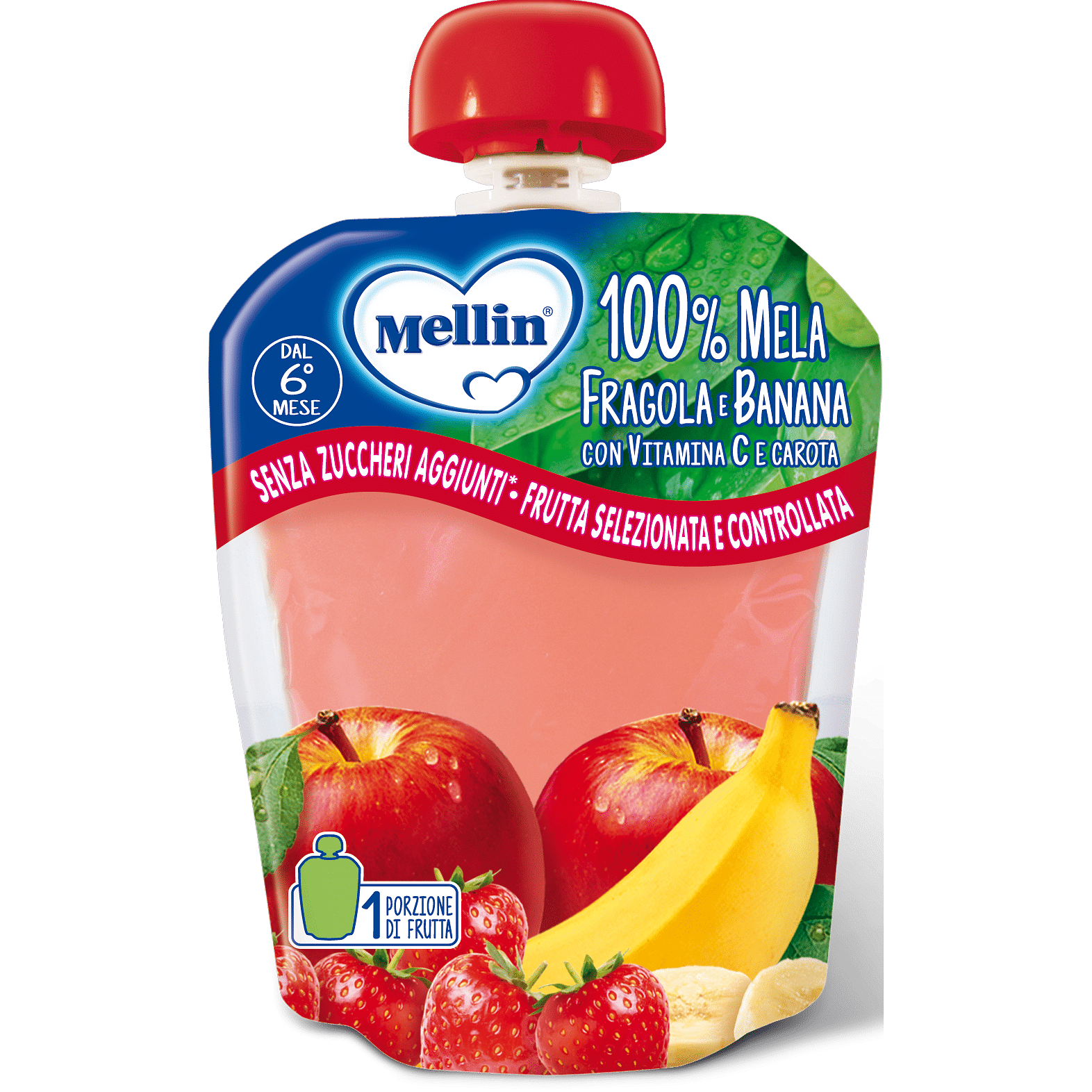 Mellin Pouch Mela/Fragola/Banana 90 G