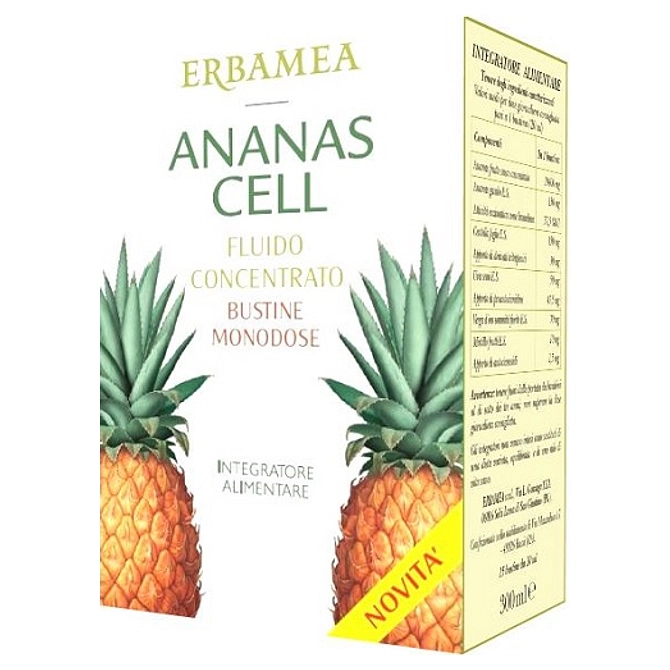 Ananas Cell Fluido Concentrato 15 Bustine 20 Ml