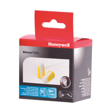 Ear Plugs Tappi Auricolari Antirumore Ad Espansione In Schiuma Poliuretanica Superficie Liscia 5 Paia