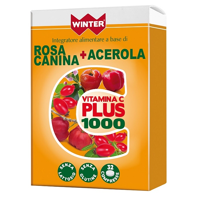 Winter Vitamina C Plus 1000 Rosa Canina + Acerola 32 Compresse