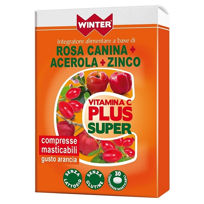 Winter Vitamina C Plus Super  + Zinco 30 Compresse Masticabili
