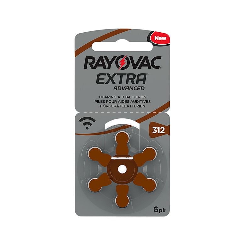 Rayovac Batterie Zinco Ario Modello 312 6 Pezzi