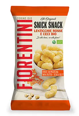BIO SNICK SNACK CON LENTICCHIE ROSSE E CECI 45 G BIO SNICK SNACK CON LENTICCHIE ROSSE E CECI 45 G