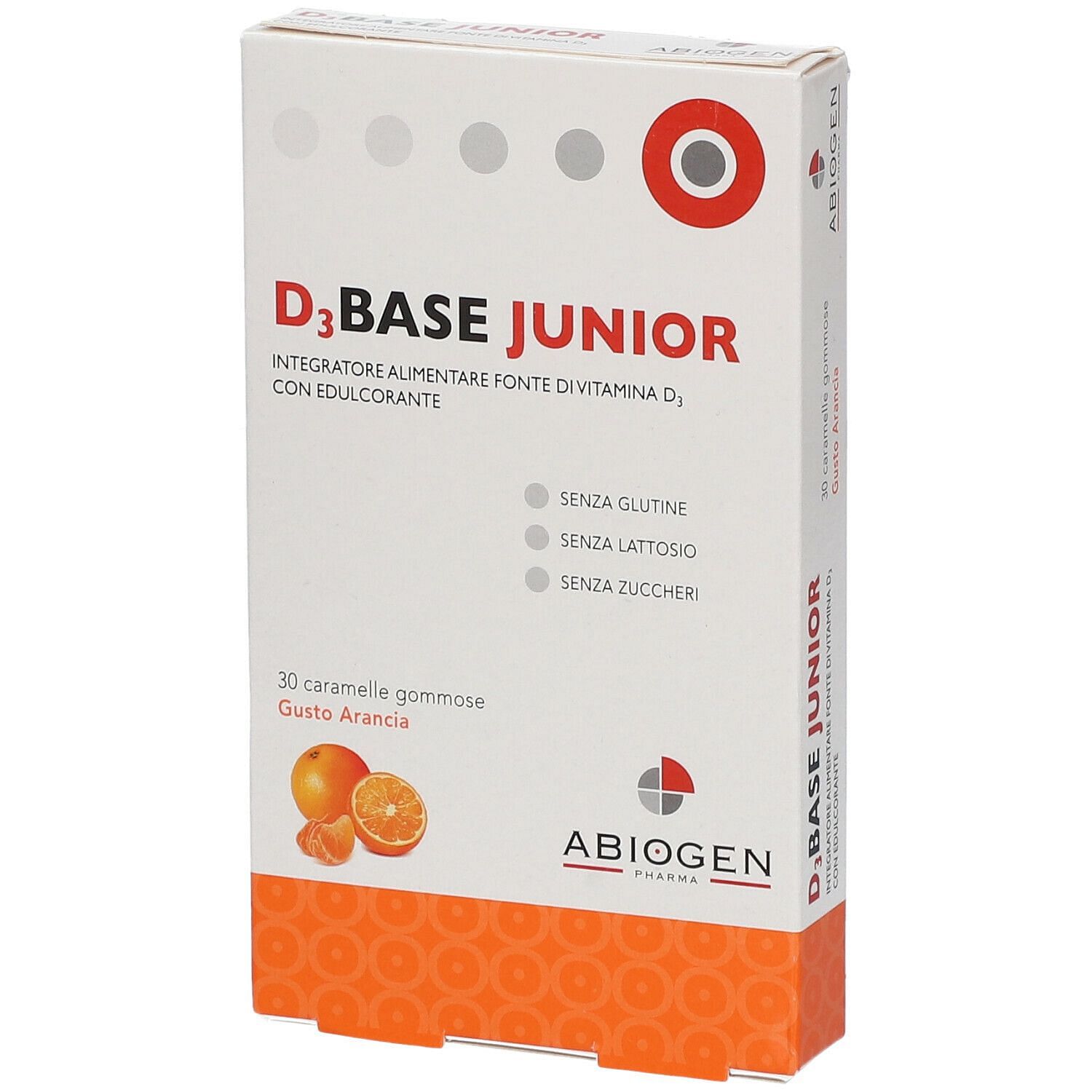 D3 Base Junior 30 Caramelle Gommose Arancia