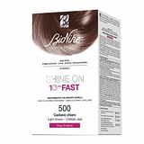 BIONIKE SHINE ON FAST TRATTAMENTO COLORANTE CAPELLI CASTANO CHIARO 500 FLACONE 60 ML + TUBO 60 ML