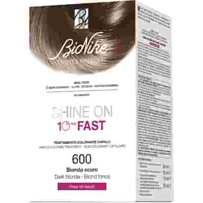 BIONIKE SHINE ON FAST TRATTAMENTO COLORANTE CAPELLI BIONDO SCURO 600 FLACONE 60 ML + TUBO 60 ML
