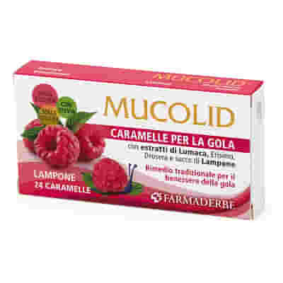 MUCOLID BRONC LUMACA & LAMPONE 24 CARAMELLE