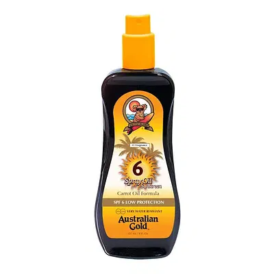 AUSTRALIAN GOLD PROTEZIONE SOLARE SPF 6 SPRAY OIL CON CAROTA 237 ML AUSTRALIAN GOLD PROTEZIONE SOLARE SPF 6 SPRAY OIL CON CAROTA 237 ML