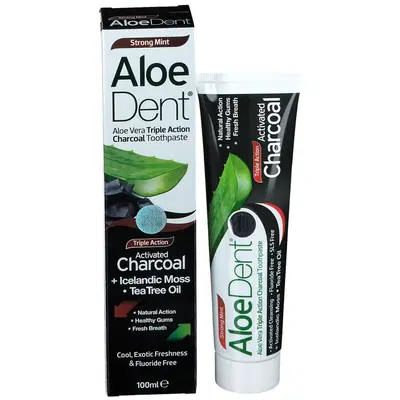 ALOEDENT TRIPLE ACTION CARBONE ATTIVO 100 ML ALOEDENT TRIPLE ACTION CARBONE ATTIVO 100 ML