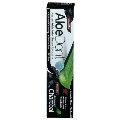 ALOEDENT TRIPLE ACTION CARBONE ATTIVO 100 ML ALOEDENT TRIPLE ACTION CARBONE ATTIVO 100 ML