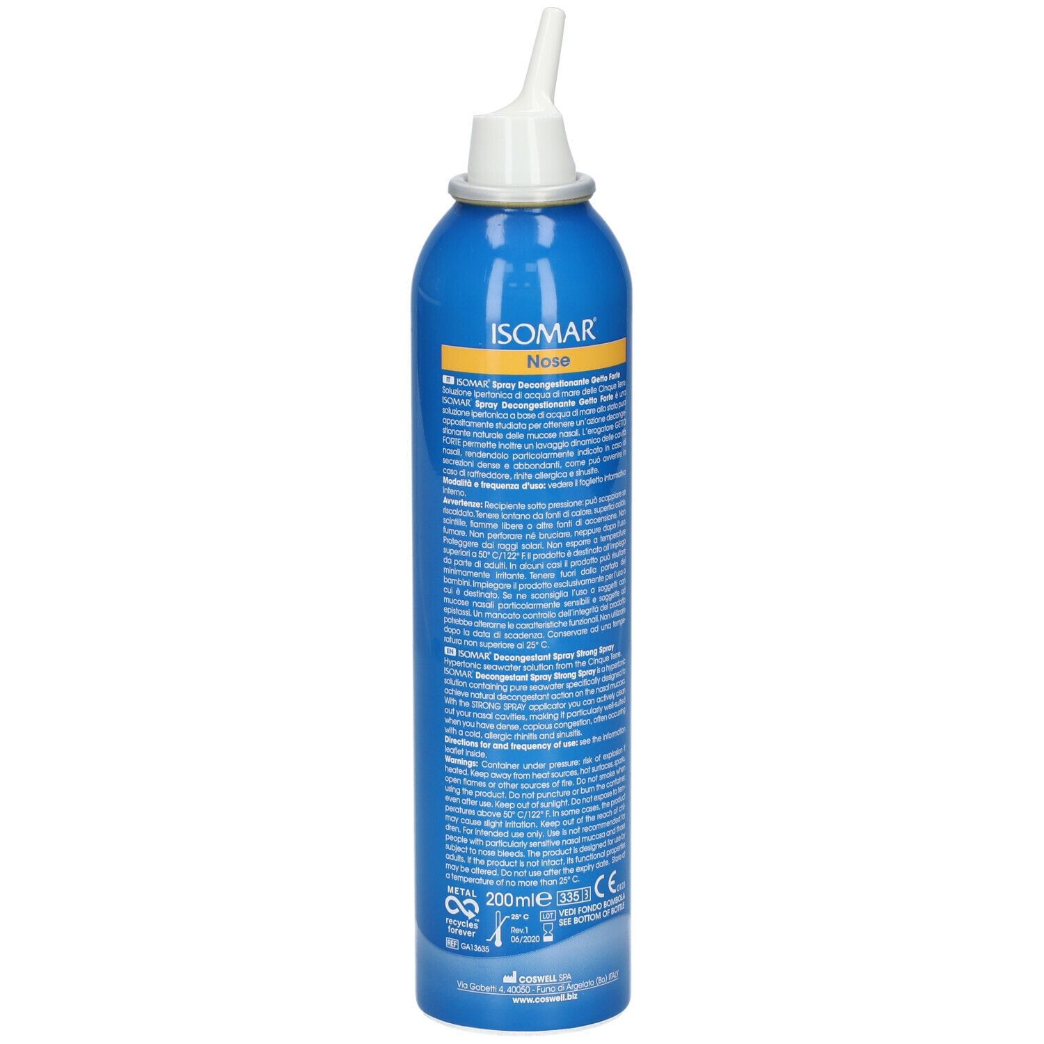 ISOMAR SPRAY DECONGESTIONANTE GETTO FORTE