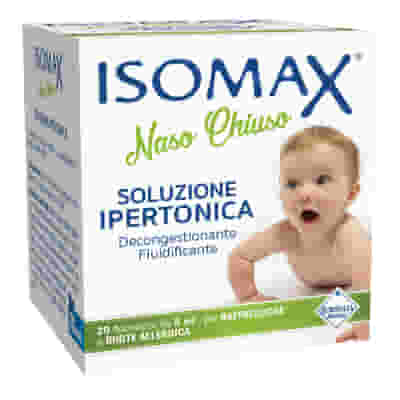 SOLUZIONE IPERTONICA ISOMAX NASO CHIUSO 20 FLACONCINI DA 5 ML