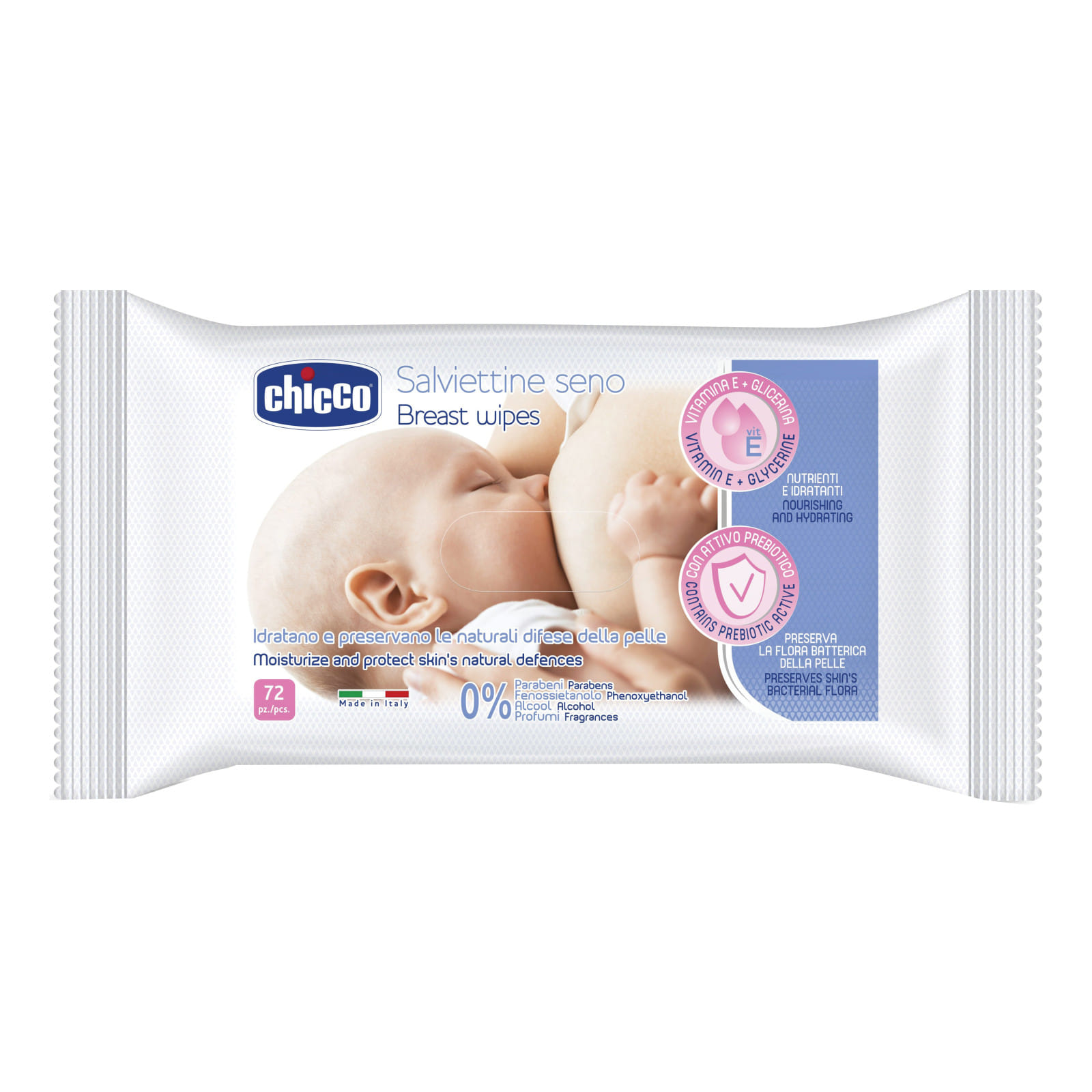 CHICCO SALVIETTE DETERGENTI PER IL SENO 16 PEZZI