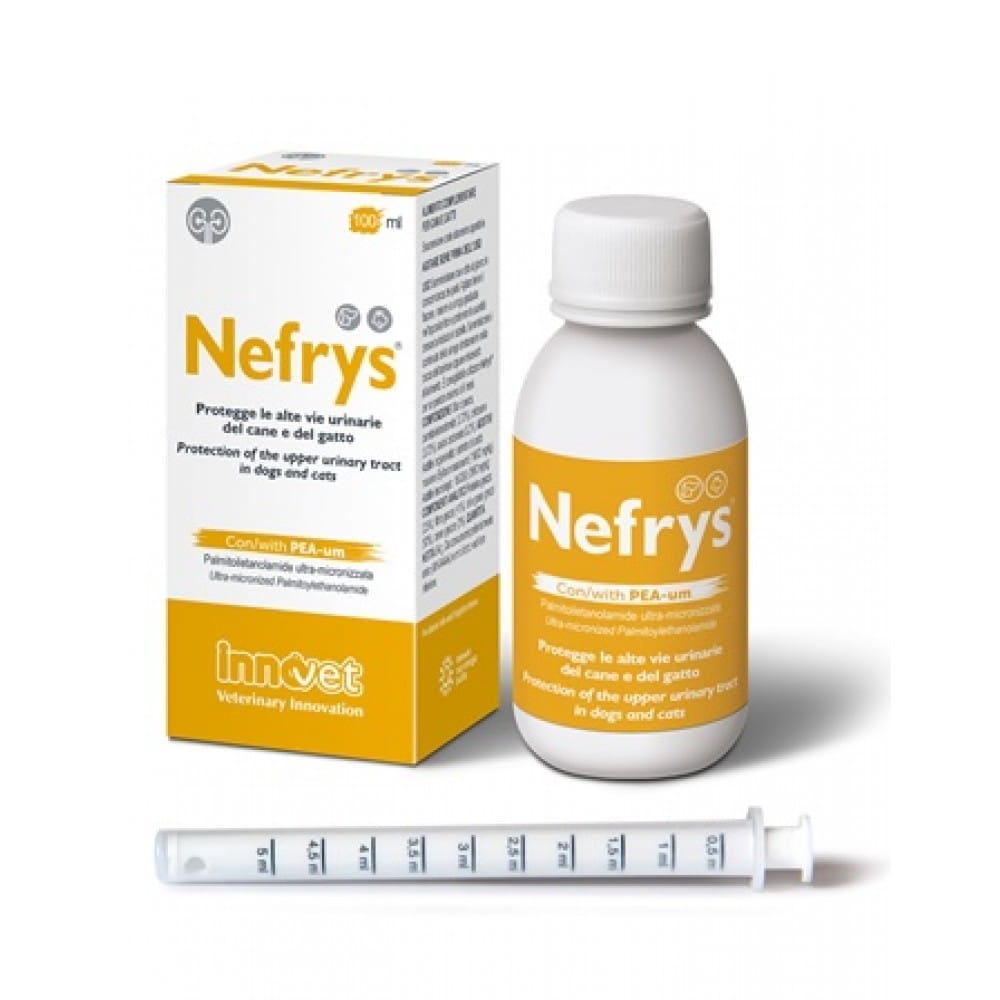 NEFRYS VEG 100 100 ML CON SIRINGA DOSATRICE ALIMENTO COMPLEMENTARE PER CANI E GATTI
