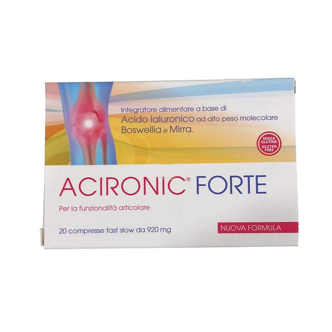 Acironic Forte 20 Compresse Fast Slow Da 920 Mg