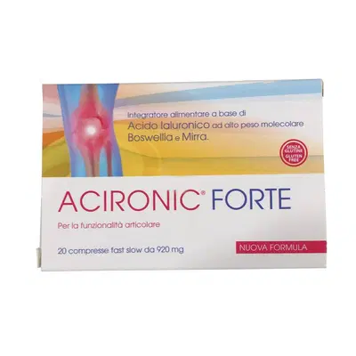 ACIRONIC FORTE 20 COMPRESSE FAST-SLOW DA 920 MG ACIRONIC FORTE 20 COMPRESSE FAST-SLOW DA 920 MG