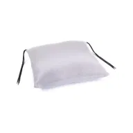 LEVITAS CUSCINO IN FIBRA CAVA SILICONATA CON FODERO 45X45CM CENTRALE