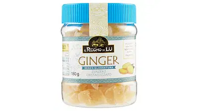 IL REGNO DI LU GINGER CRISTALLIZZATO SENZA GLASSATURA 180 G IL REGNO DI LU GINGER CRISTALLIZZATO SENZA GLASSATURA 180 G