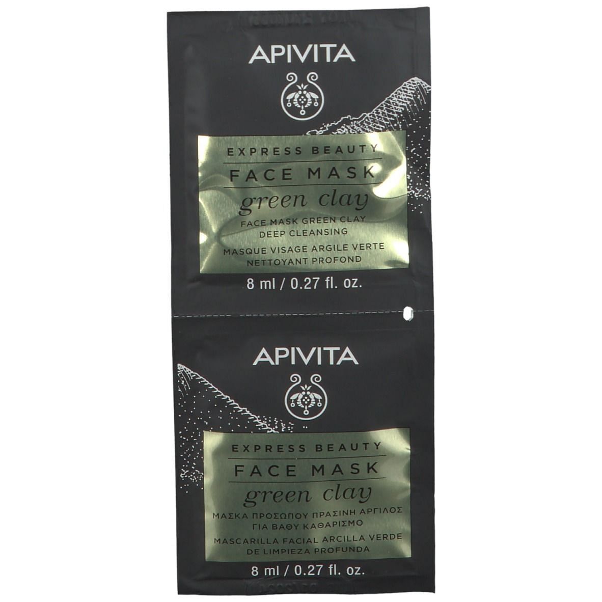 Apivita Express Green Clay 2 X 8 Ml