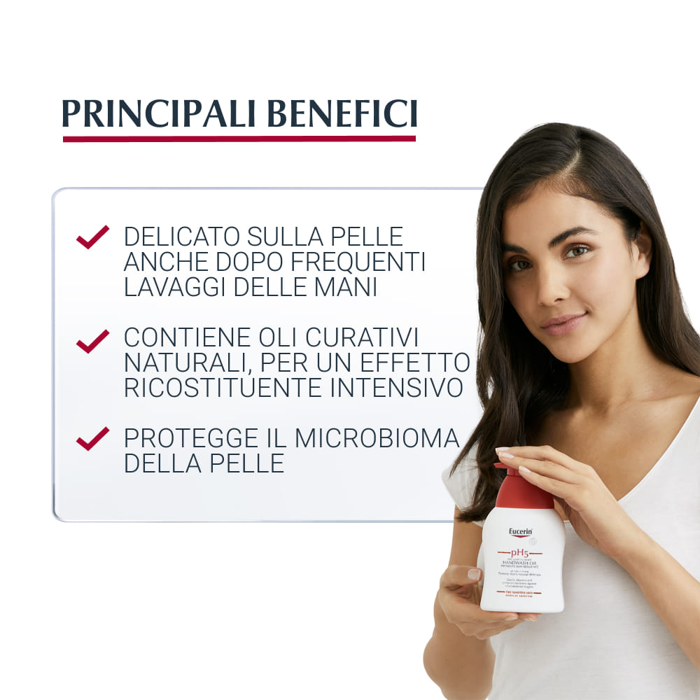 EUCERIN PH5 OLIO DETERGENTE MANI SECCHE E SCREPOLATE 250 ML