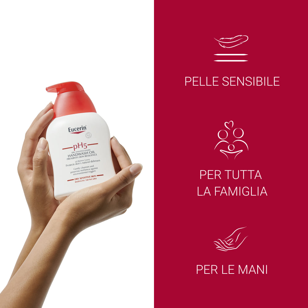 EUCERIN PH5 OLIO DETERGENTE MANI SECCHE E SCREPOLATE 250 ML
