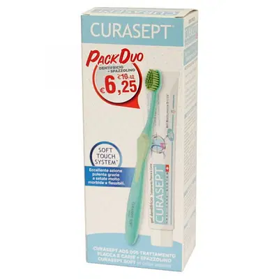 CURASEPT DENTIFRICIO ADS 0,05+SPAZZOLINO SOFT CURASEPT DENTIFRICIO ADS 0,05+SPAZZOLINO SOFT