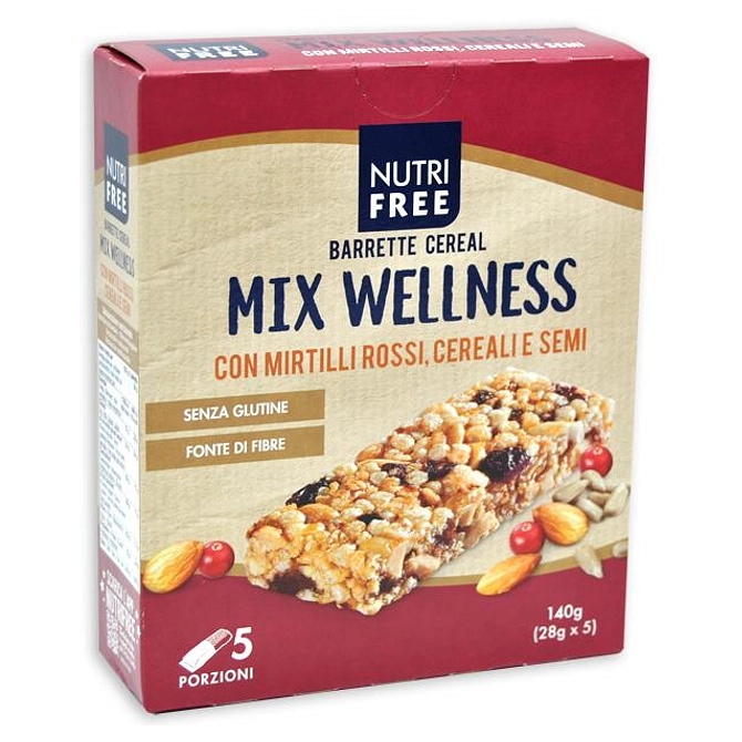 Nutrifree Barrette Cereal Mix Wellness 28 G X 5