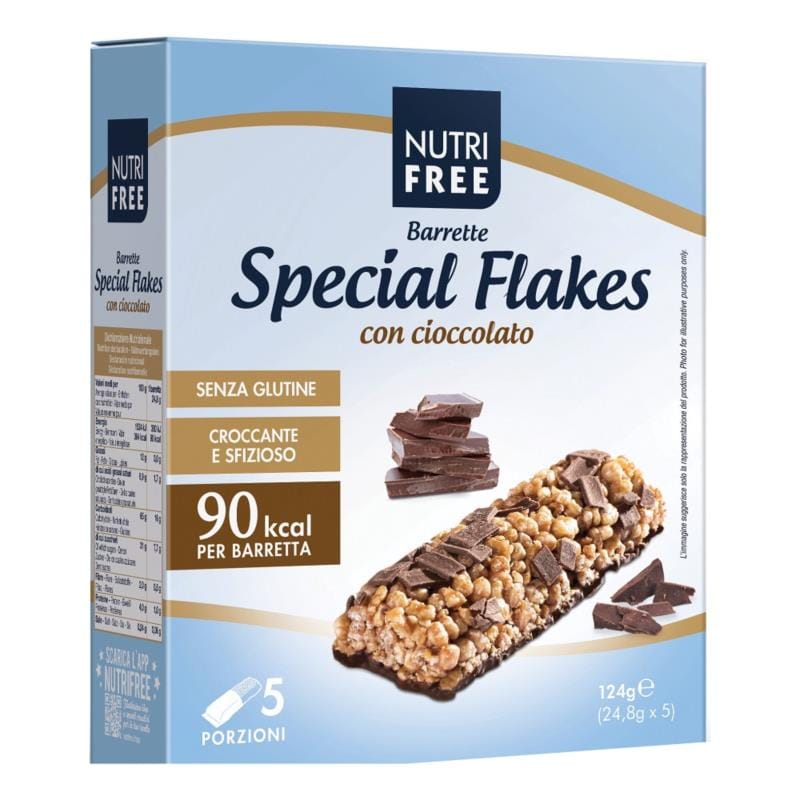 Nutrifree Barrette Special Flakes Cioccolato 24,8 G X 5