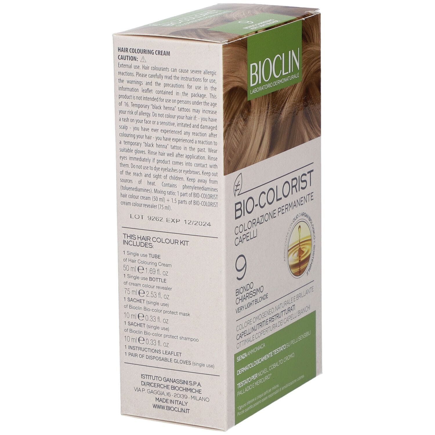 BIOCLIN BIO COLORIST 9 BIONDO CHIARISSIMO