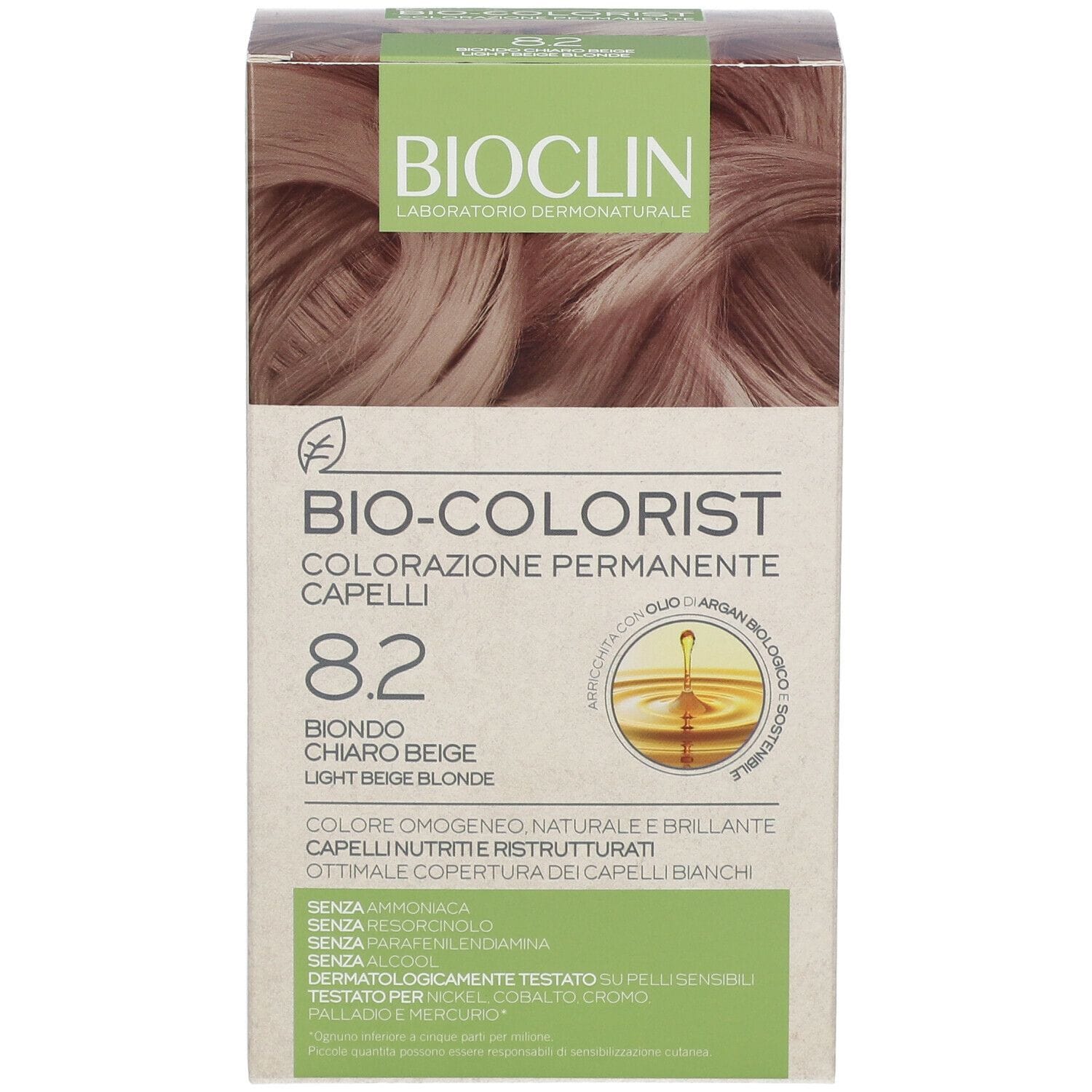 BIOCLIN BIO COLORIST 8,2 BIONDO CHIARO BEIGE