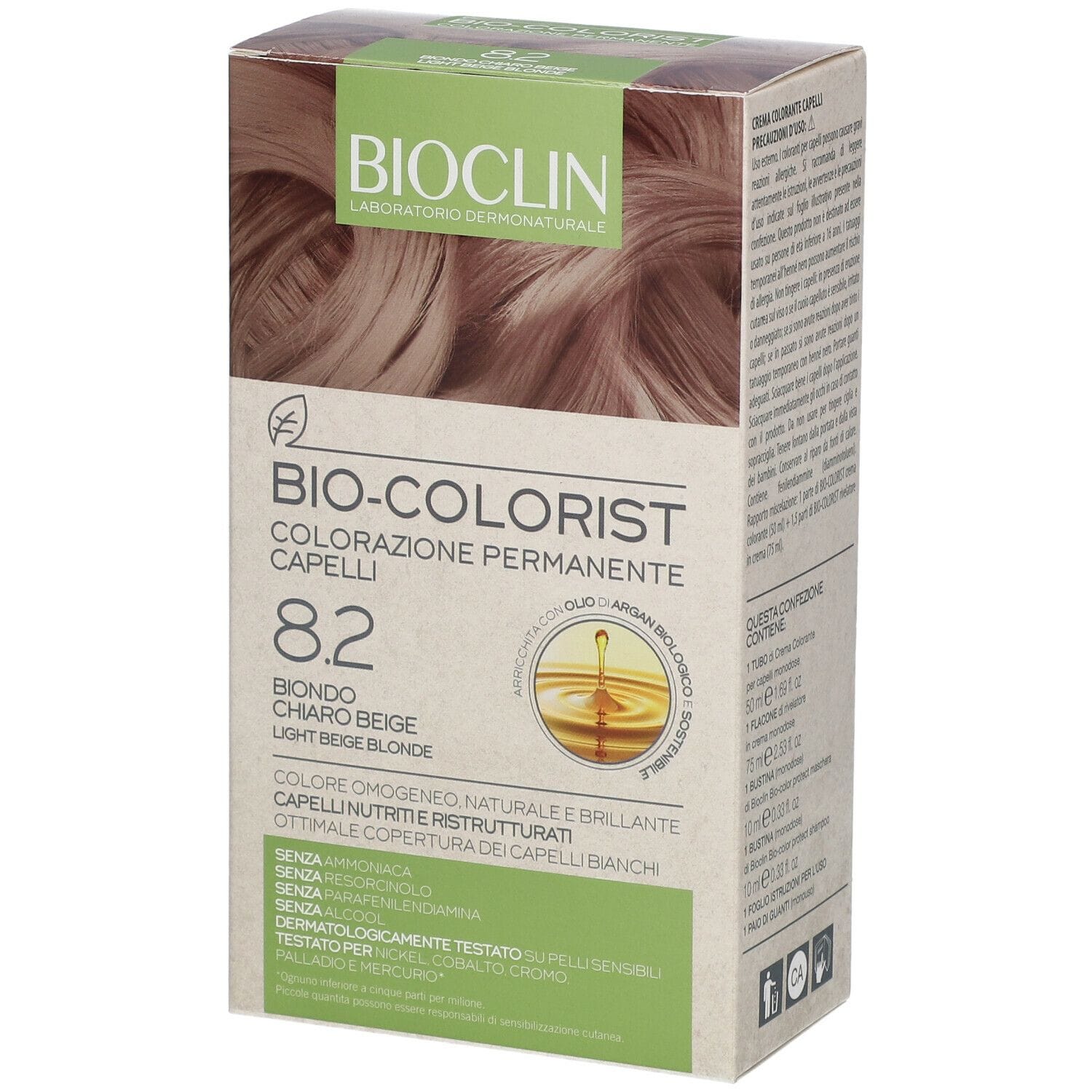BIOCLIN BIO COLORIST 8,2 BIONDO CHIARO BEIGE