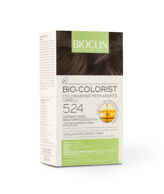 BIOCLIN BIO COLORIST 5,24 CASTANO CHIARO BEIGE RAME CIOCCOLATO