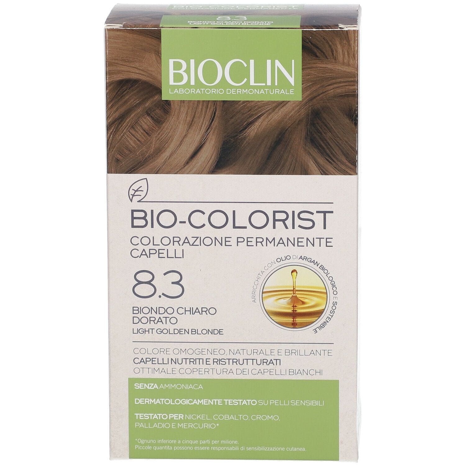 BIOCLIN BIO COLORIST 8,3 BIONDO CHIARO DORATO