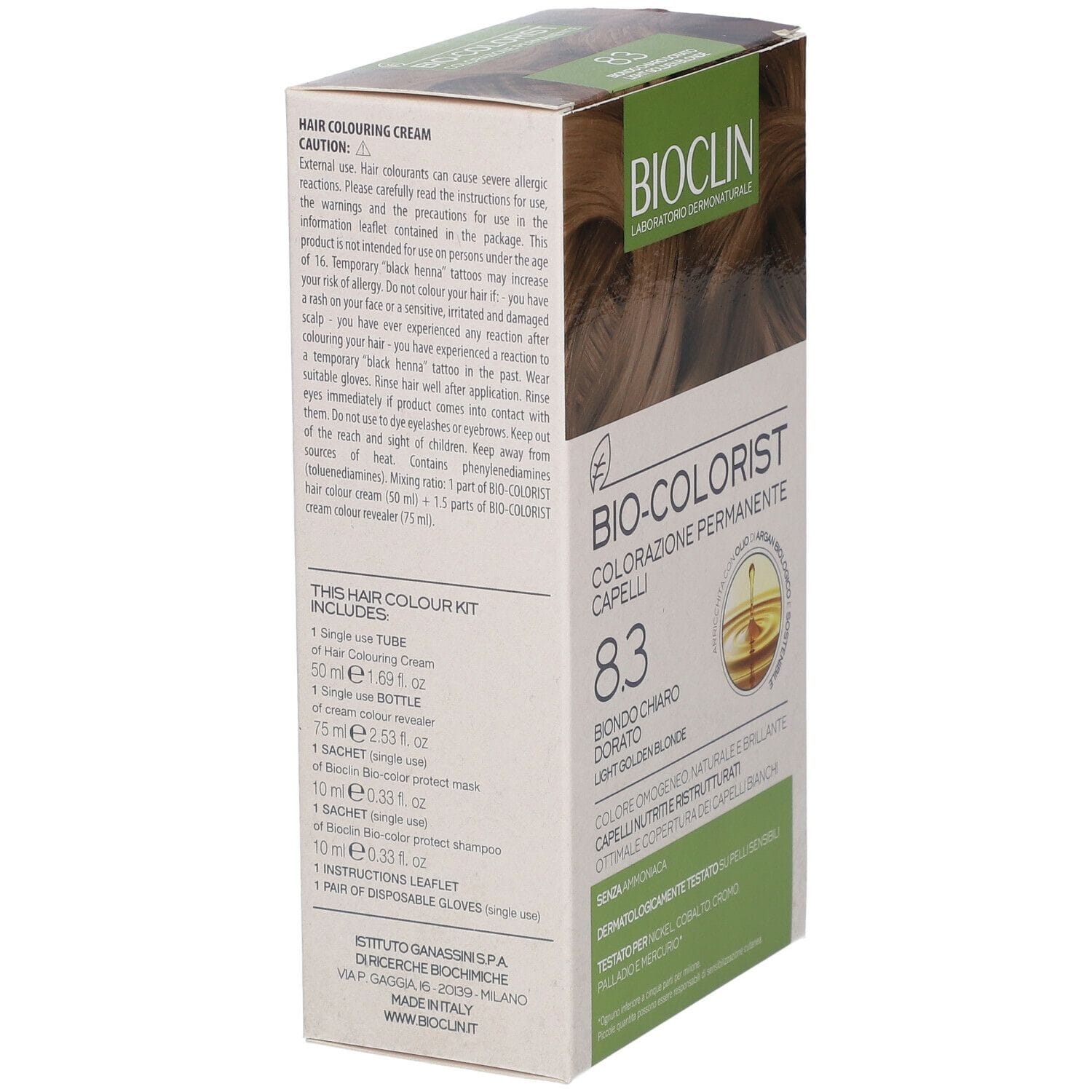 BIOCLIN BIO COLORIST 8,3 BIONDO CHIARO DORATO