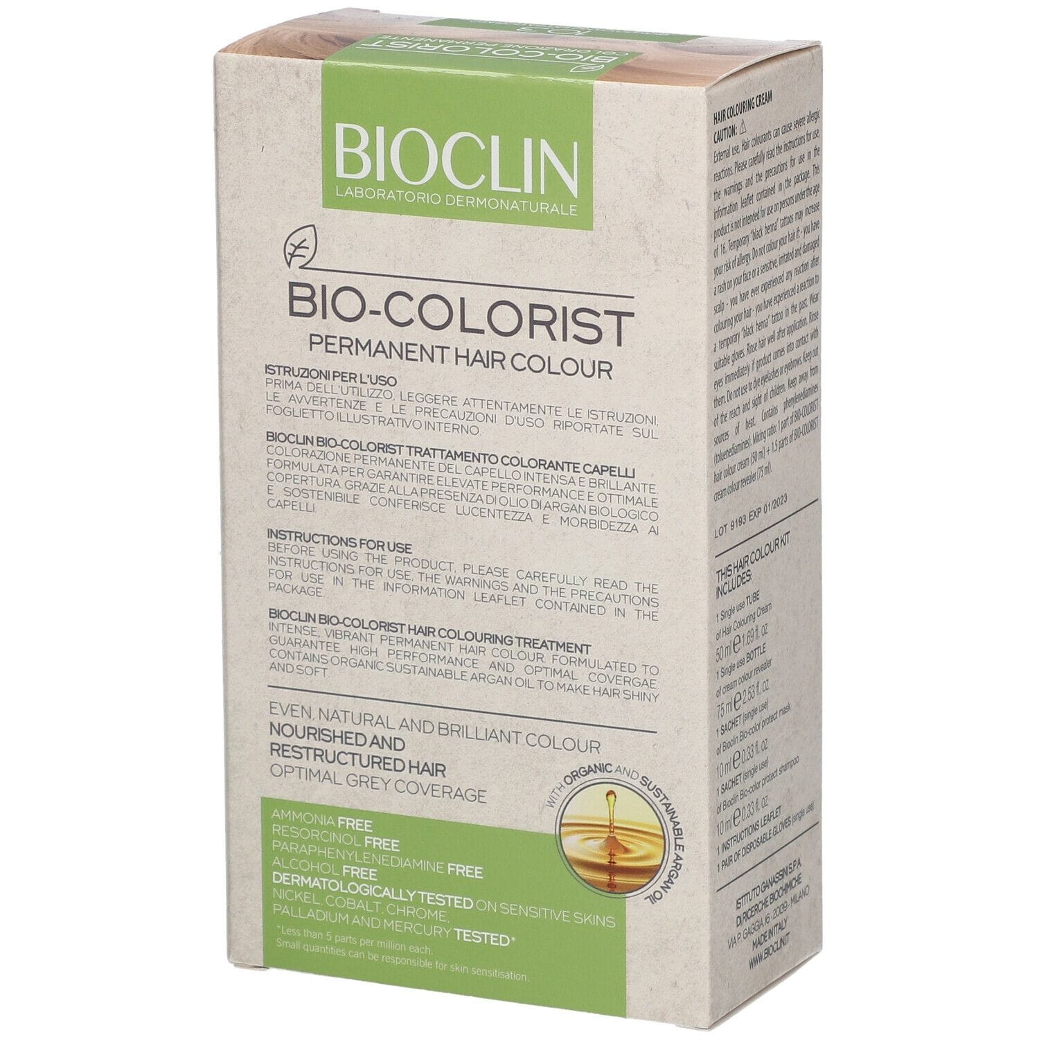 BIOCLIN BIO COLORIST 10,3 BIONDO CHIARISSIMO EXTRA DORATO