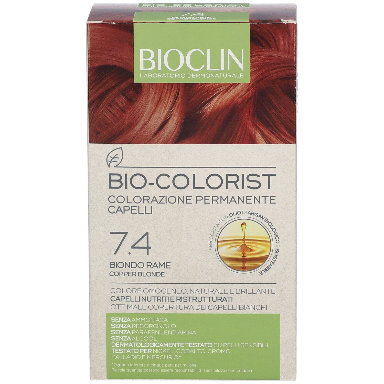 BIOCLIN BIO COLORIST 7,4 BIONDO RAME