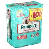 PAMPERS BABY DRY MUTANDINA MIDI SMALL PACK 19 PEZZI