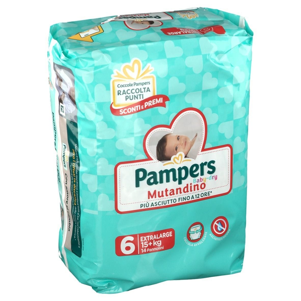 PAMPERS BABY DRY MUTANDINA XL 6 SMALL PACK 14 PEZZI