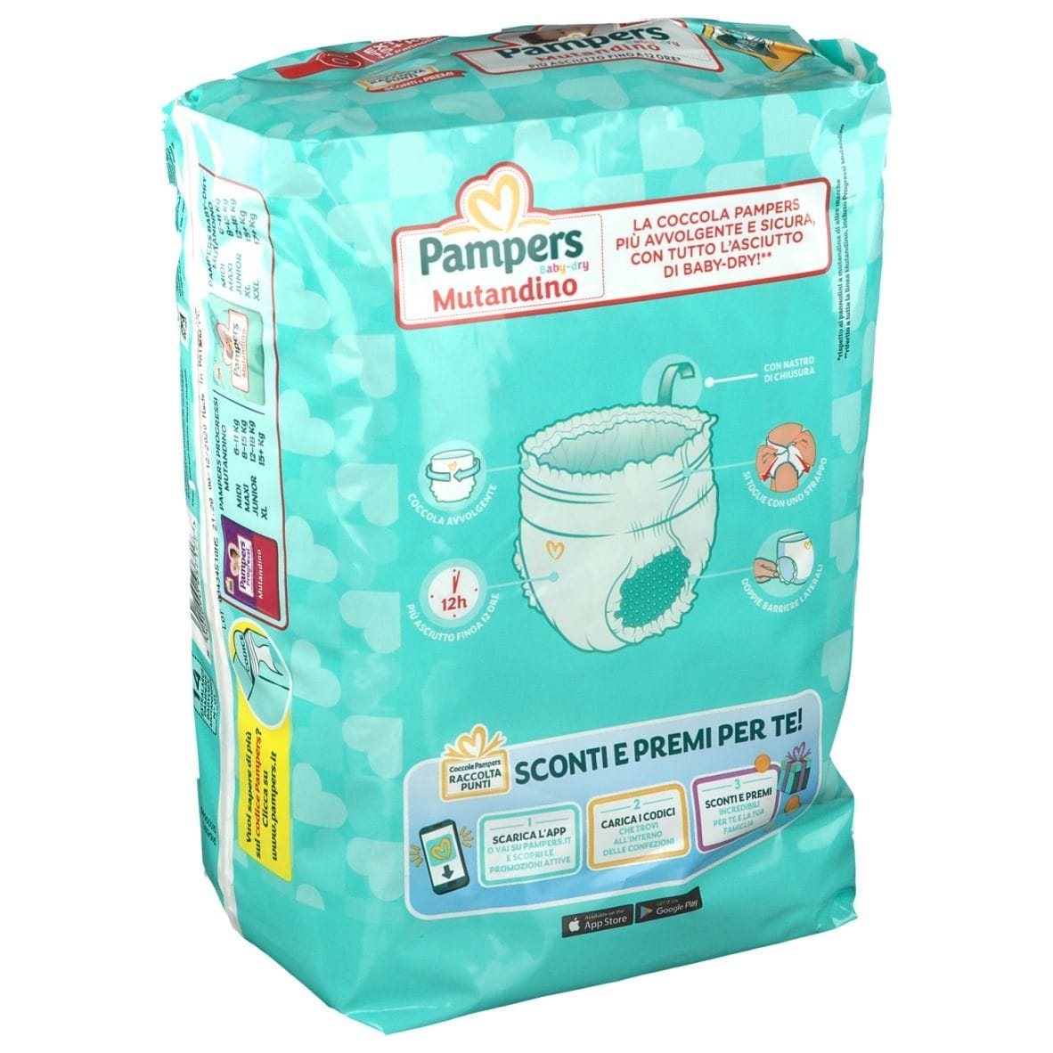PAMPERS BABY DRY MUTANDINA XL 6 SMALL PACK 14 PEZZI