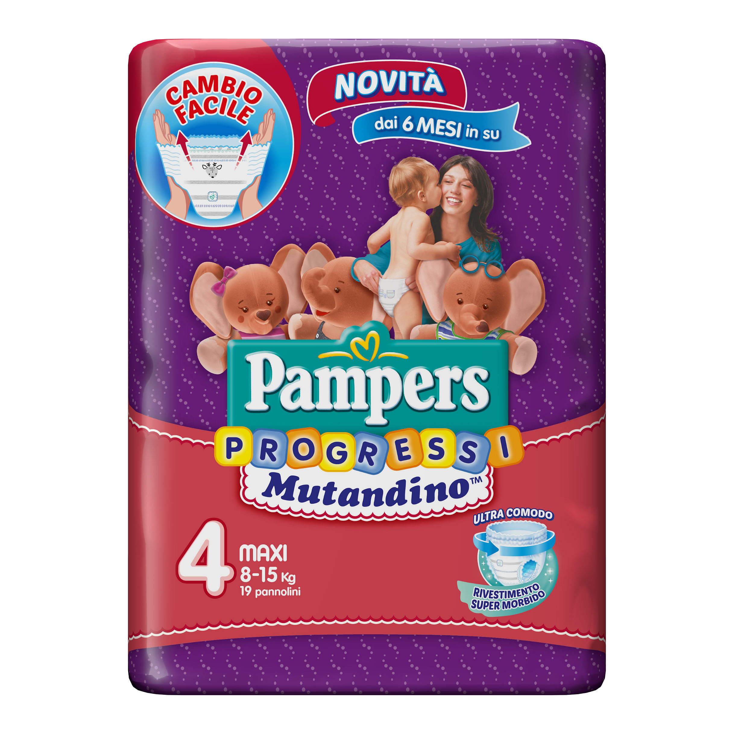 Pampers Progretgtgi Mutandino Cp Tg4 Maxi 19 Pezzi