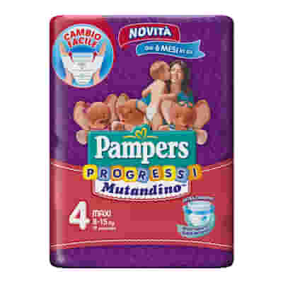 PAMPERS PROGRETGTGI MUTANDINO CP TG4 MAXI 19 PEZZI