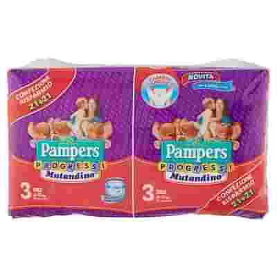 PAMPERS PROGRESSI MUTANDINO 3 MIDI 6-11KG 21+21 PANNOLINI