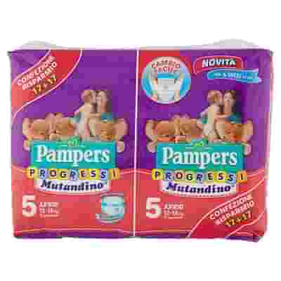 PAMPERS PROGRESSI MUTANDINO JUNIOR 34 PEZZI