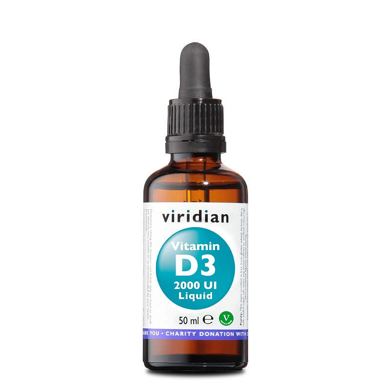 Viridian Vitamin D3 2000 Ui Liquid 50 Ml