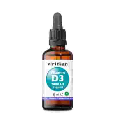 VIRIDIAN VITAMIN D3 2000UI LIQUID 50 ML